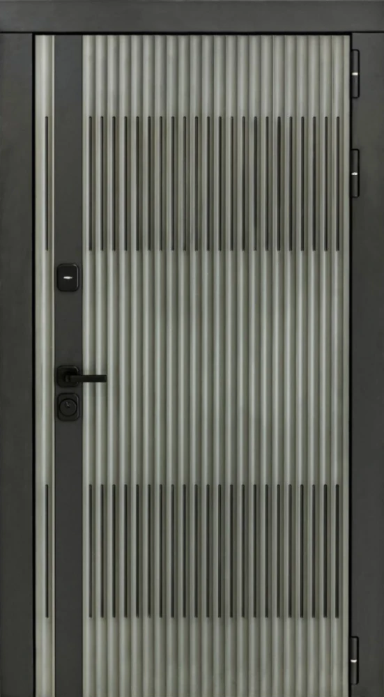 Входная дверь ДвериПРО Elfy ФЛ 244 беленый дуб DPRO220973 внешняя сторона