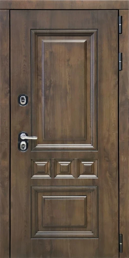 Входная дверь ДвериПРО Аура ФЛ-185 (10мм, ПВХ ясень белый) DPRO200340 внешняя сторона